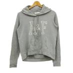 アバクロンビー&フィッチ スウェット トレーナー フーディー 長袖 トップス レディース XSサイズ グレー Abercrombie & Fitch