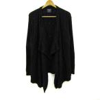 アバクロンビー&フィッチ オープンカーディガン トップス 長袖 ガウン レディース Mサイズ ブラック Abercrombie & Fitch