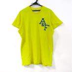 アバクロンビー&フィッチ 半袖Tシャツ トップス バックプリント 大きいサイズ メンズ XLサイズ 黄×青 Abercrombie & Fitch