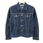 ユニクロ デニムジャケット ジージャン ストレッチ 311-184698 アウター レディース Mサイズ インディゴ UNIQLO