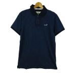ホリスター ポロシャツ 半袖 ストレッチ ブランド トップス メンズ Mサイズ ネイビー Hollister