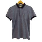 ホリスター ポロシャツ 半袖 ストレッチ トップス メンズ Mサイズ グレー Hollister