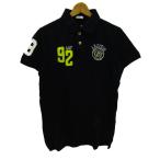 ショッピングAbercrombie アバクロンビー＆フィッチ ポロシャツ 半袖 コットン ブランド トップス レディース Mサイズ ネイビー Abercrombie&Fitch