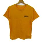 バックナンバー 半袖Ｔシャツ トップス バックロゴ コットンT レディース Mサイズ オレンジ BACK NUMBER