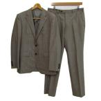  Takeo Kikuchi костюм выставить верх и низ в комплекте жакет брюки полоса мужской 3 размер серый TAKEO KIKUCHI