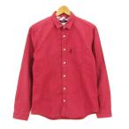 ショッピングバーバリー バーバリーブラックレーベル 長袖シャツ トップス コットン メンズ 2サイズ レッド BURBERRY BLACK LABEL