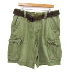 ホリスター ショートパンツ ボトムスカーゴショーツ メンズ 33サイズ グリーン Hollister