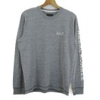 ショッピングAbercrombie アバクロンビー&フィッチ 長袖Ｔシャツ トップス ロゴ ロンT メンズ Sサイズ グレー Abercrombie & Fitch