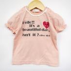  Olive des Olive короткий рукав футболка tops плечо зажим не использовался товар baby для девочки 90 размер розовый OLIVE des OLIVE