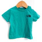  The * North Face короткий рукав футболка baby Short рукав задний квадратное Logo чай baby для мальчика 80 размер зеленый THE NORTH FACE