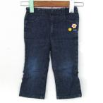  Miki House Denim брюки низ стрейч джинсы baby для девочки 90 размер темно-синий MIKIHOUSE