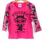hi стерео lik футболка с длинным рукавом tops baby Chan сделано в Японии baby для девочки 90 размер розовый HYSTERIC