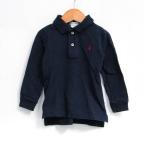  Ralph Lauren рубашка-поло tops длинный рукав хлопок baby для мальчика 24M размер темно-синий RALPH LAUREN