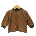  Paul Smith футболка с длинным рукавом tops окантовка рисунок плечо зажим сделано в Японии baby для мальчика 80 размер orange × зеленый Paul Smith