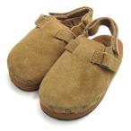  Zara сандалии обувь замша туфли без застежки сабо обувь девочка baby для мальчика 23 размер бежевый ZARA