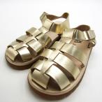  Zara сандалии g LUKA сандалии ремень ремешок обувь Kids для девочки 25 размер Gold × бежевый ZARA