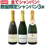 全てシャンパン 数量限定本格派シャンパン3本セット set Champagne