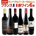 赤ワイン セット フランス 6本 750ml France wine set ボルドー bordeaux モンペラ&パーカー parker 90点入り 充実感たっぷり