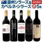 超お買い得・豪州シラーズ＆カベルネ・シラーズ5本セット set 濃厚シラーズを中心にスタイルの違う飲み比べにも最適