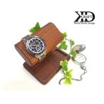 腕時計・ブレスレットスタンド　アクセサリートレー　ウォルナット