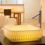  Shigaraki .. свет умывание контейнер лотос цветок (RENKA) светится керамика. умывание контейнер 