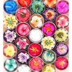 Tiddin Designキャンドルフラワーキャンドル/ティーライトキャンドル/ろうそく/花の香り/Flower Candle （10個