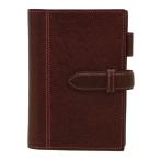 ミニ6穴サイズ ディープ ベルト リング径13mm ブラウン システム手帳バインダー 1236-022