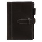 ショッピングシステム手帳 ミニ6穴サイズ ディープ ベルト リング径13mm ブラック システム手帳バインダー 1236-011