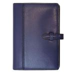 ショッピングシステム手帳 システム手帳 ミニ6サイズ カスール リング径13mm ブルー  KR-3013-16