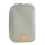 ミリクロス リフィルパッドポーチ ミニ６サイズ リング径10mm アイスグレー システム手帳 1440-009