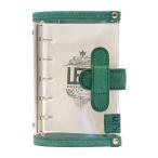 LETS STATIONERY GOODS クリア システム手帳 ミニ5 MAYAグリーン M5-5