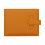 システム手帳 3穴タイプ Greeful システムノート 横型 キャメルイエロー  GR464073