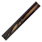 ショッピングTHIS THIS INDUSTRIAL 銘木 定規 15cm ブラック/ペールムーンエボニー  LDTI-HRW-0101