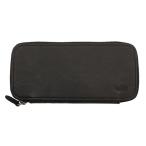 ラウンドジップペンケース エッセンシャル MAYAレザー ブラック 革製 筆箱 LDKM-RPNE-01