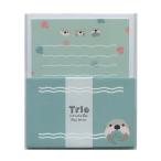  Trio аквариум Mini письмо морской бобр симпатичный B25-TRML-RA