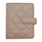 キルティング M5 16mm ベルトホック システム手帳 グレージュ 621-40