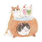 ステッカーねころびシールマイハウス...
