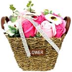 バスフレグランスソープフラワーバスケット母の日花