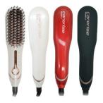 B-50JPR　ケアライズ モデル ブラシ型ヘアアイロン ピアノレッド 　　コテ 海外対応 carerise Model-J