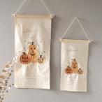 ハロウィン 刺繍タペストリー L かぼちゃファミリー