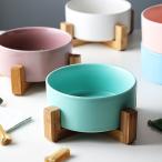 ペット用品 ペット食器 犬用 猫用 食器 竹材サポート セラミックボウル ZJEA1451