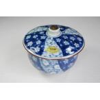 有田焼　紺だみ小花蓋