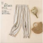ペチパンツ ペチコート レディース パンツ スカート 透かし雕り ロング 刺繍 綿 コットン ゆったり インナー 重ね着 ペチコート おしゃれ