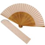 扇子 女性 扇子袋・ハンカチセット アンジェ(ピンク) 箱入り おしゃれ コットン 女性用 レディース 扇子