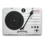 (中古品)Vestax ポータブルターンテーブル handytrax USB WHITE ホワイト USB出力機