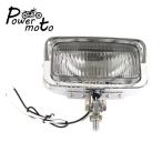 ショッピングチョッパー 2個 スクエア ヘッドライト ビンテージ チョッパー ハーレー アメリカン カスタム オールドスクール ショベル ソフテイル 汎用品