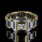 Yahoo! Yahoo!ショッピング(ヤフー ショッピング)欧米 ダイヤモンド 指輪 メンズ リング 男性へ アクセサリー キラキラ 極希少 ハンサム「14号~25号」選択可