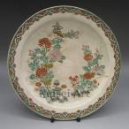  Satsuma . цветная роспись . цветок документ тарелка .[ obi гора ]