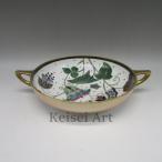  Old Noritake . цветок бабочка .meruhen style миска 1921~1941 год примерно античный американский .....