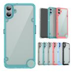 CMF Phone 1 クリアケース 透明 カバー 耐衝撃 ケース/カバー TPU + プラスチック ストラップ穴 Nothing ナッシング CMF Phone 1 おすすめ おしゃれ
